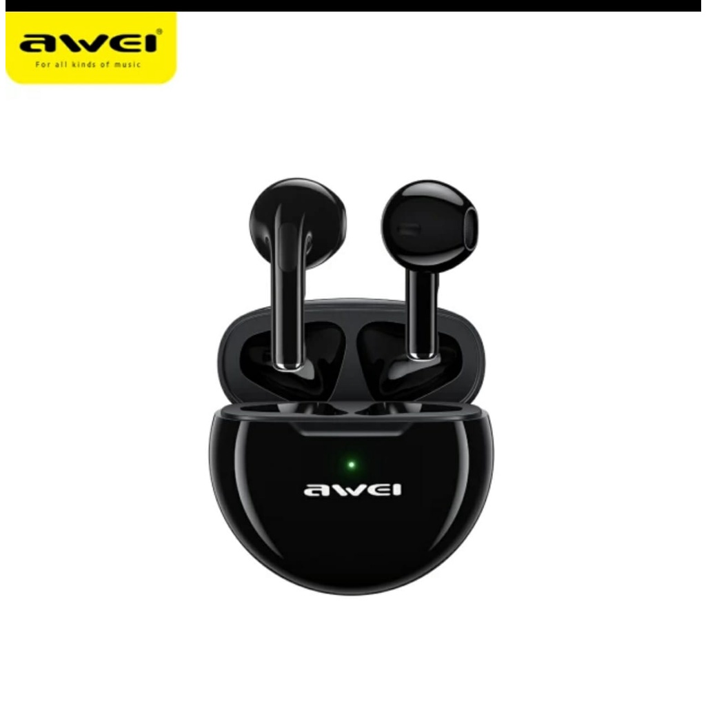 AWEI T17 TWS Bluetooth-compatible Headsets Wireless Earbud Gaming Mini in Ear Type-C Charging With Microphone For Sport