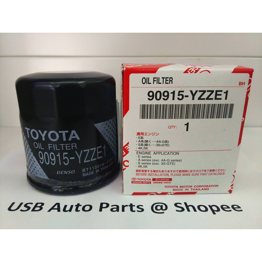 Original Toyota Oil Filter (90915YZZE1) E1 for VIOS NCP42 NCP93 ALTIS