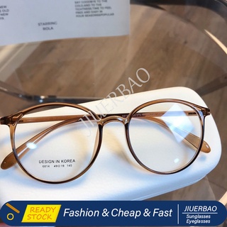Korean Cermin Mata Gaming Glasses Eyeglasses Clear Lens Round Frame Eyeglasses