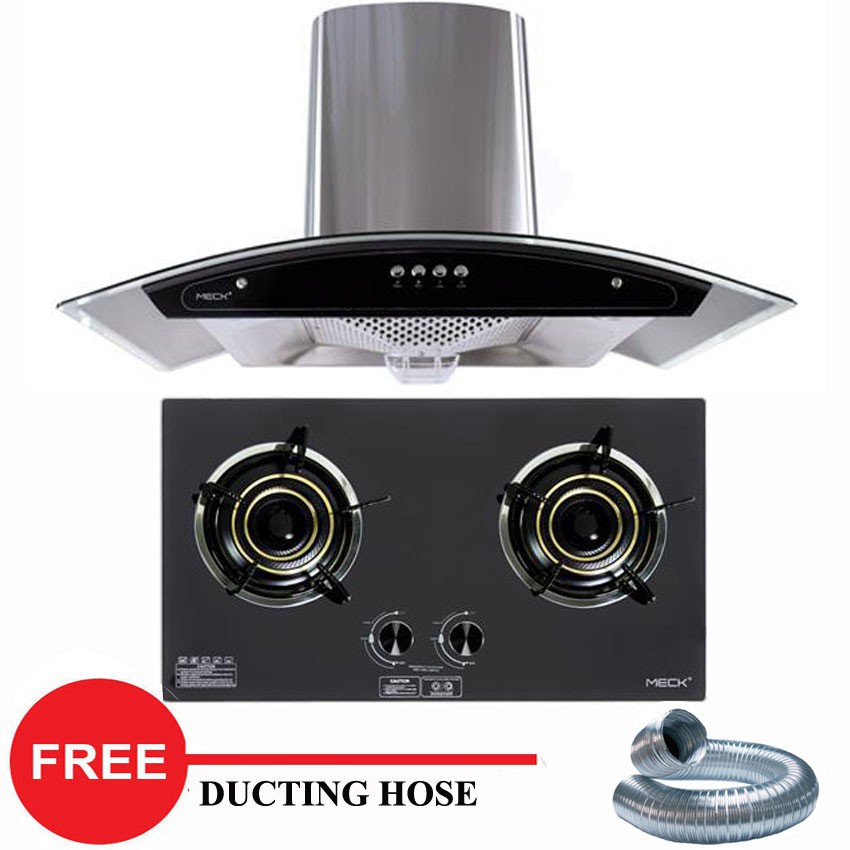 MECK BUILT-IN GAS HOB + MECK GAS HOOD | Shopee Malaysia