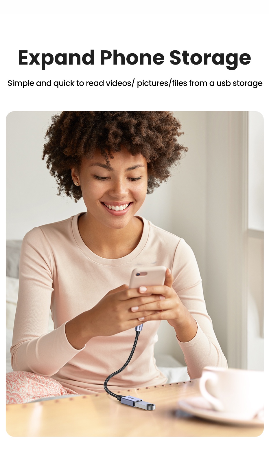 UGREEN Type C to USB 3.0 OTG Cable Adapter Shopee Malaysia