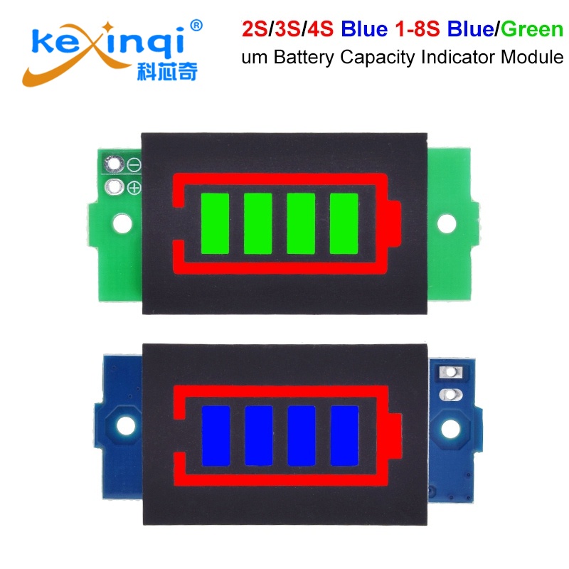 1S - 4S-8S Single 3.7V Lithium Battery Capacity Indicator Module 4.2V Blue  Display Electric Vehicle Battery Power Tester Li-ionLithium Battery  Capacity Indicator Module 4.2V Blue Display Electric Vehicle Battery Power  Tester Li-ion |