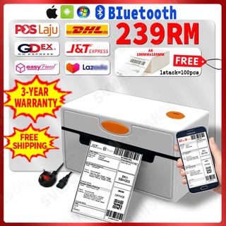 Thermal Printer A6 Bluetooth shipping label AWB printer shopee Air Waybill Thermal Printing 热敏打印机 deli xprinter 420 460