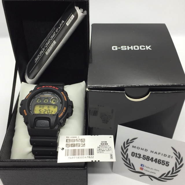 Original G Shock Fox Fire Dw 6900b 9 Made In Japan Shopee Malaysia