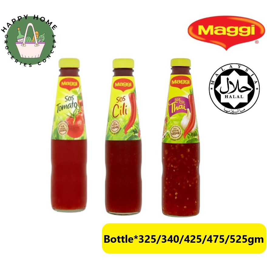 Maggi Sauces Tomato Ketchup/Chilli Sauce/Thai Chilli Sauce (Bottle