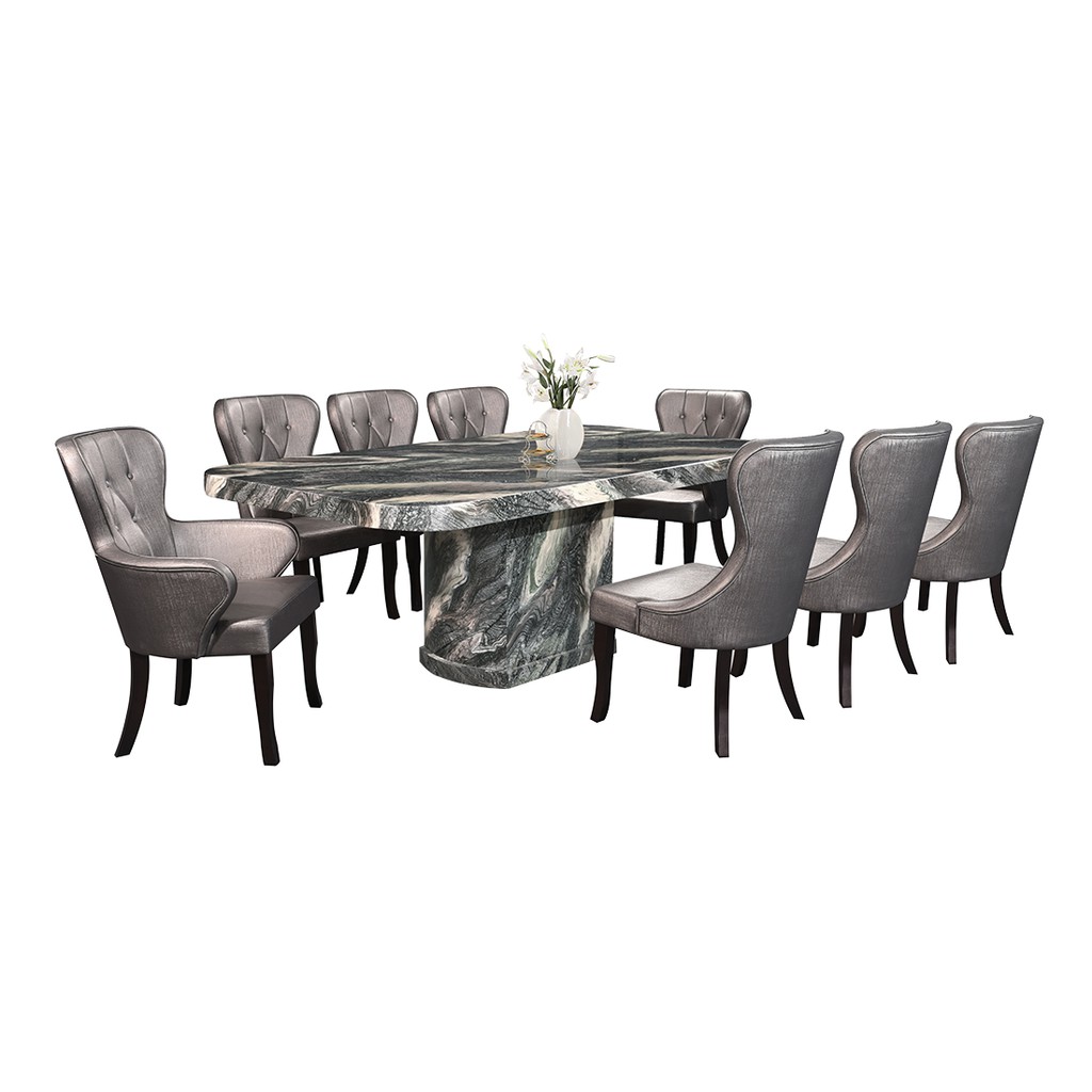 nl mtx45b81285 luxury design marble dining table set 1  8