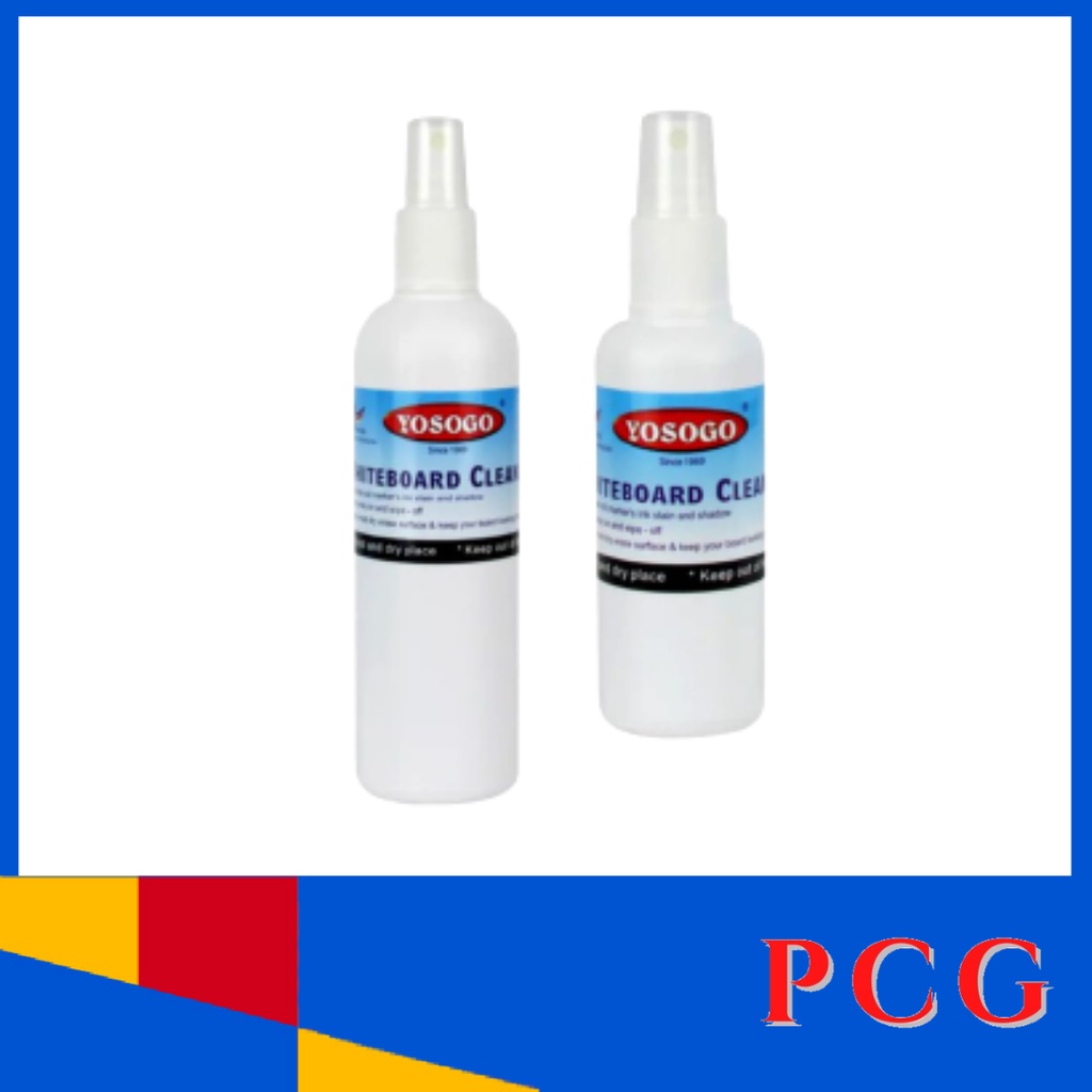 YOSOGO WhiteBoard Cleaner 250ml / 120ml Per Bottle Shopee Malaysia