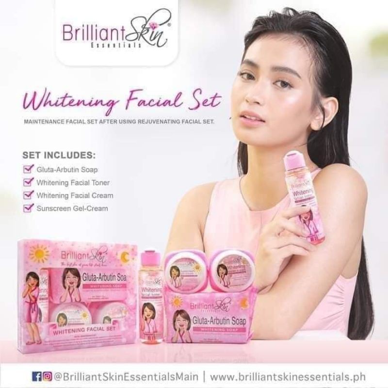 Brilliant Skin Essentials Whitening Facial Set My Care Kits