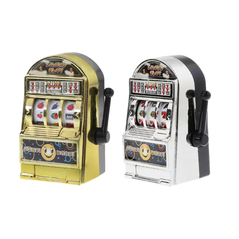 mm 1pc Lucky Jackpot Mini Fruit Slot Machine Fun Birthday Gift Kids Educational Toy