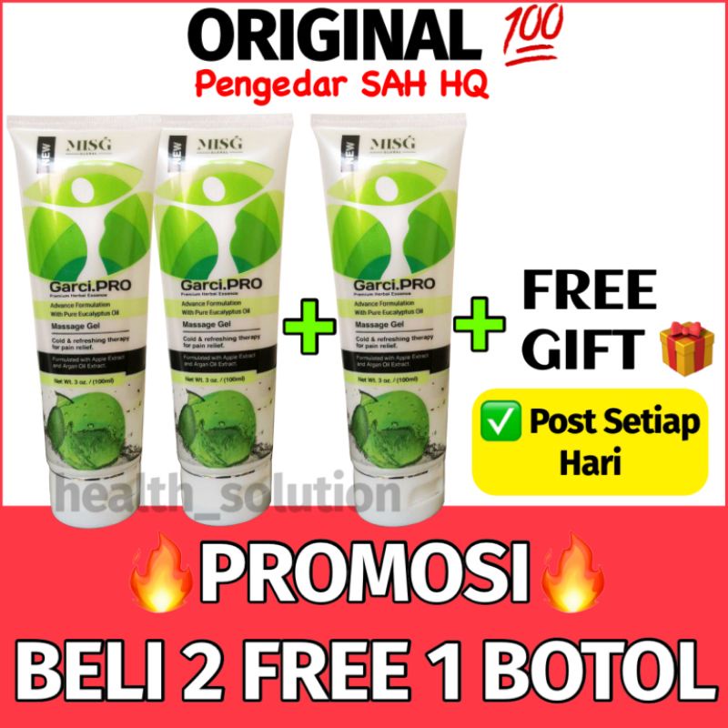 Free Postage Garci Pro Gel Original Hq 100 Garci Pro Gel Kebas Mujarab Shopee Malaysia