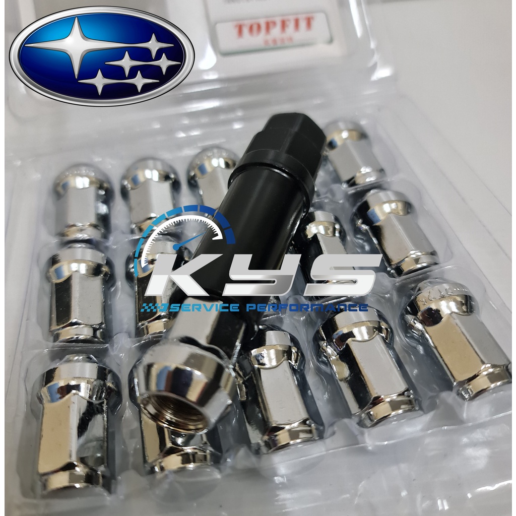 RACING SUPER STEEL LOCK SPORT RIM TYRE NUT WHEEL NUTS SET M12 x 1.25 NISSAN SUZUKI