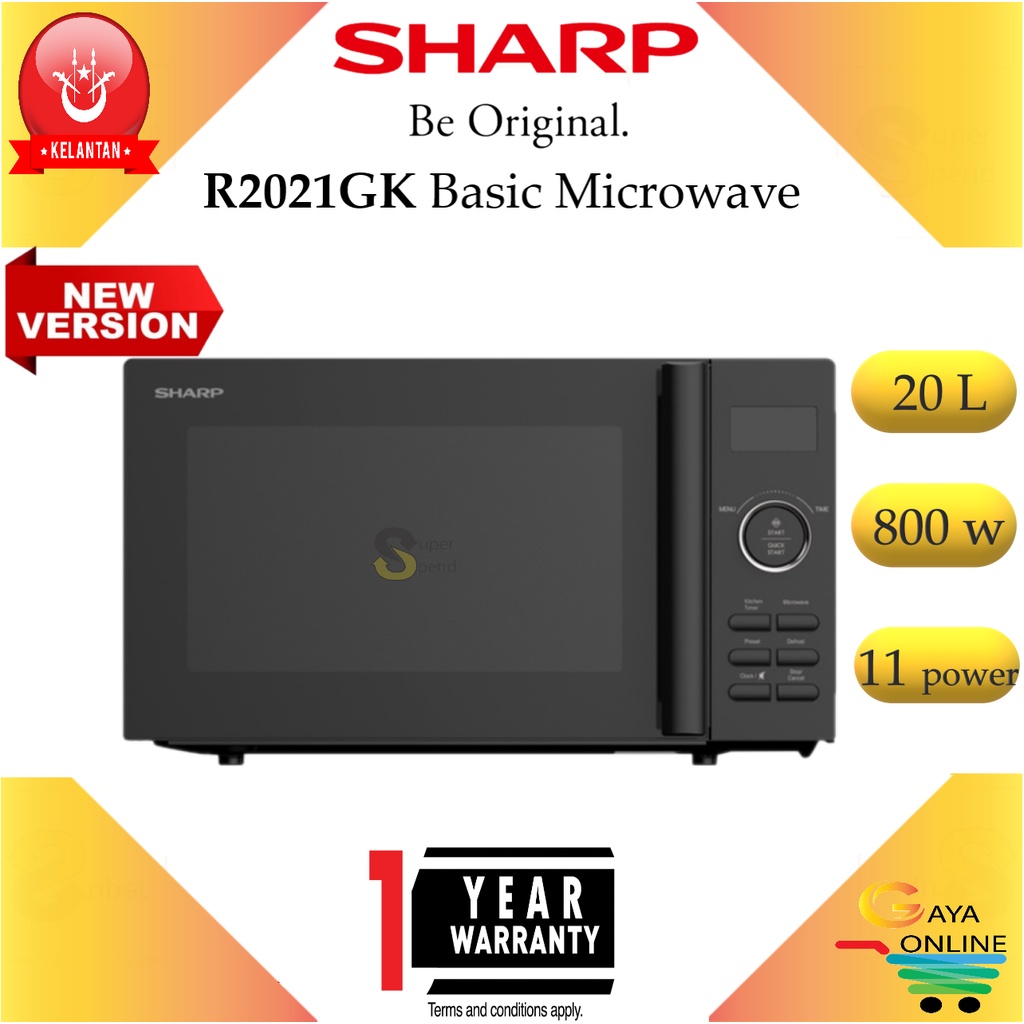 [ 20L] Sharp Digital Microwave Oven R207EK R207EK R2021GK R2021GK