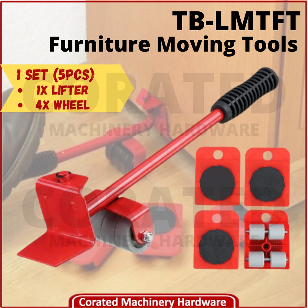 [CORATED] Furniture Transport Lifter Mover Tools Light Duty 150Kg / 360