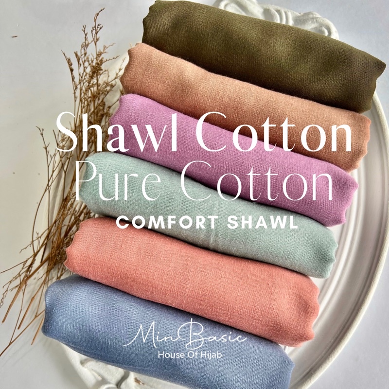 cotton shawl shopee