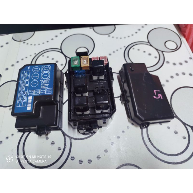 kancil enjin fuse box relay fius daihatsu Mira L5 L6 jbjl engine