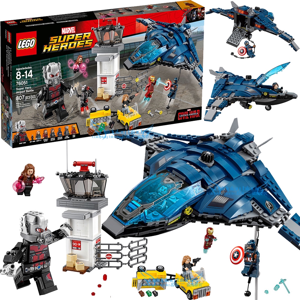 lego avengers airport battle