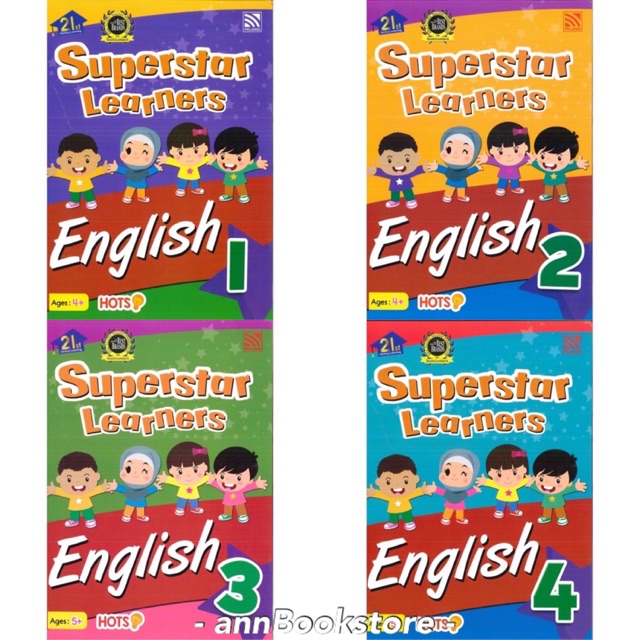 Abo Superstar Learners English Book 1 4 Shopee Malaysia