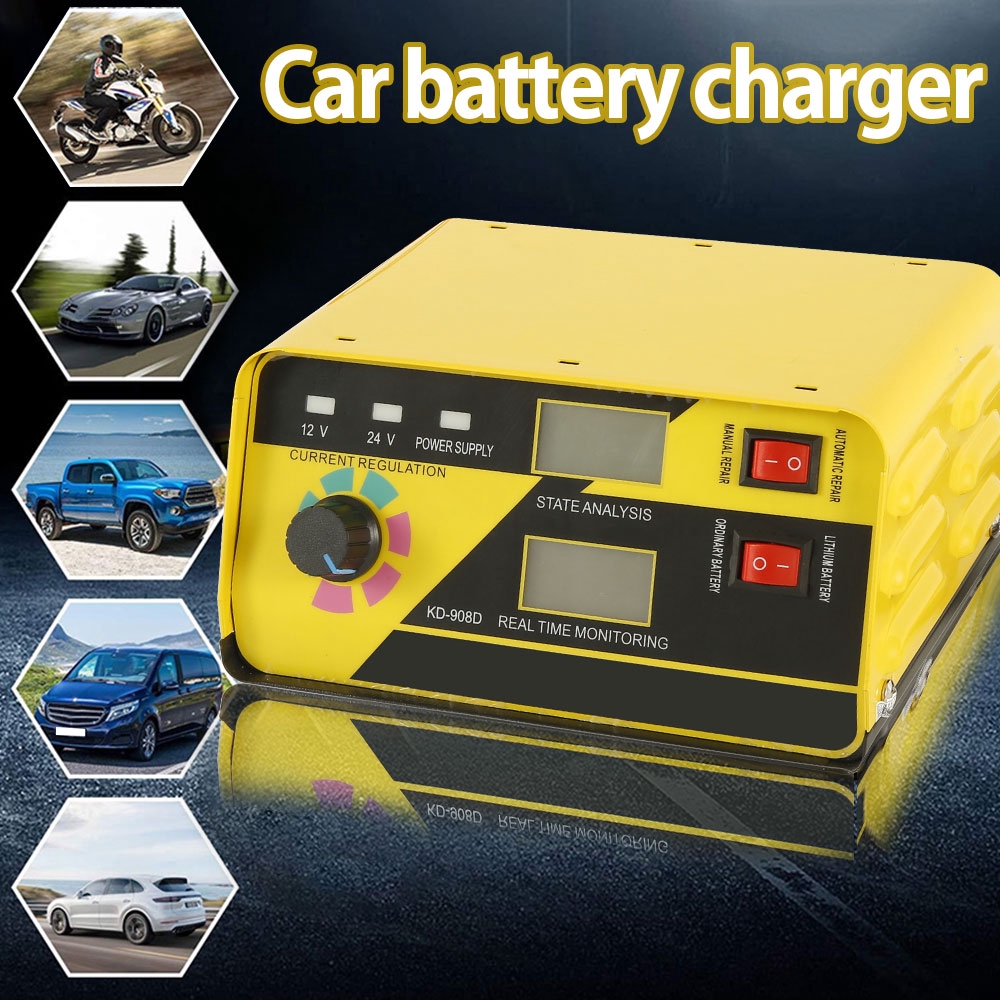 260W 12V//24V Universal Electric Car Li-Ion Battery Charger for Automobile Motorc