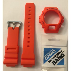 casio watch orange strap
