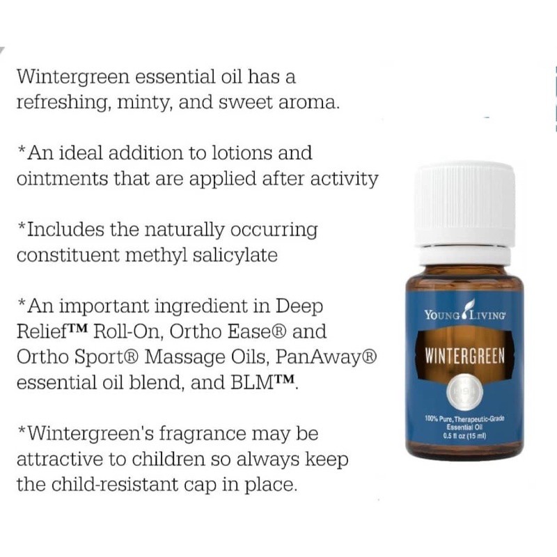 Buy Wintergreen Essential Oil Young Living Seetracker Malaysia