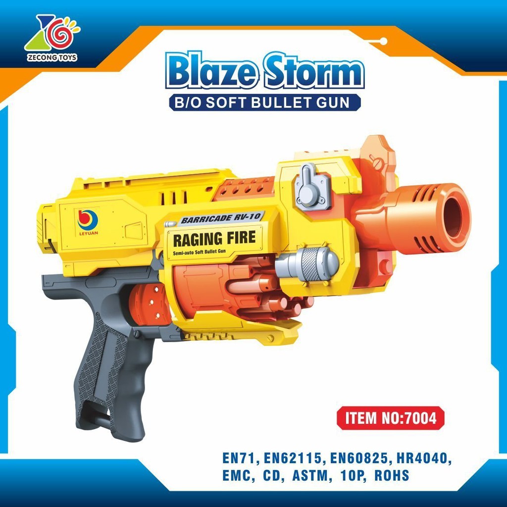 nerf blaze storm soft bullet gun