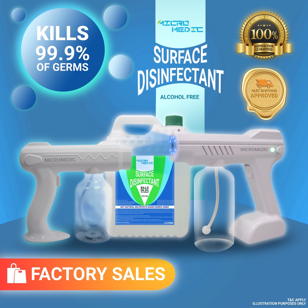 Portable Nano Spray Gun Atomization Disinfection Gun Household BluRay