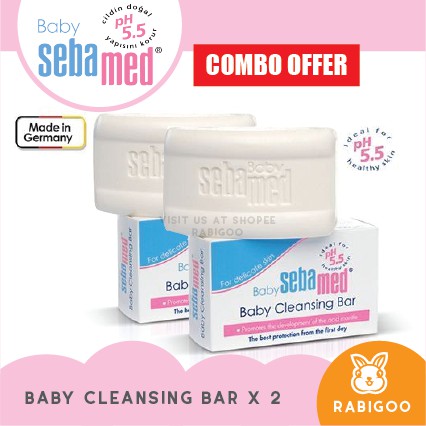 sebamed baby cleansing bar 100gm