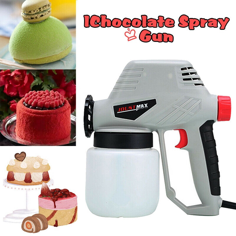 800ml Chocolate Spray Gun Art Craft Decorating Pastry Cake Sandblasting Machine 