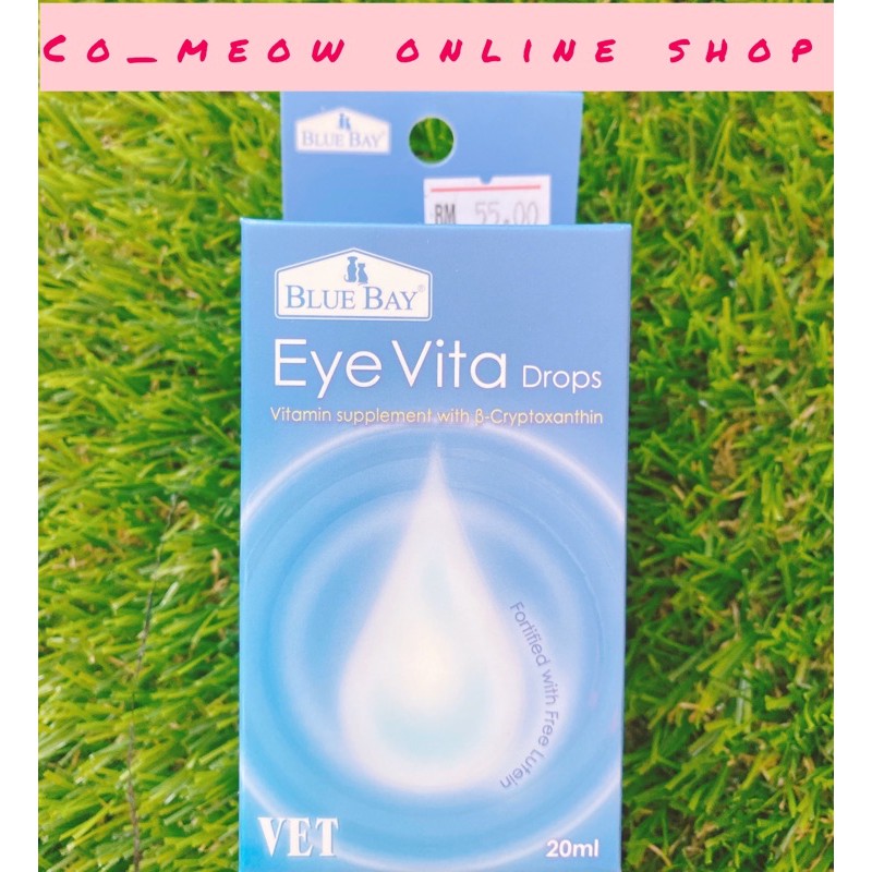 (Original Blue Bay!!)Eye Vita Drops For Cats & Dogs Supplements (20ml