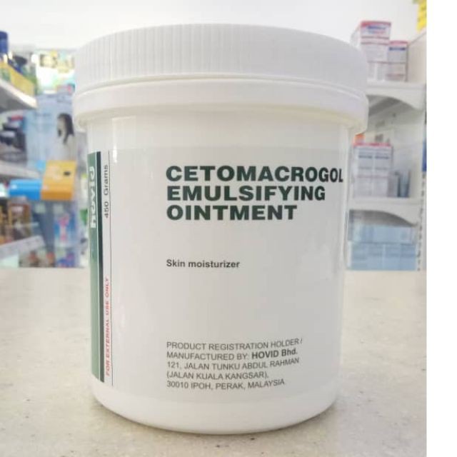 Hovid Cetomacrogol Emulsifying Ointment 450g Shopee Malaysia