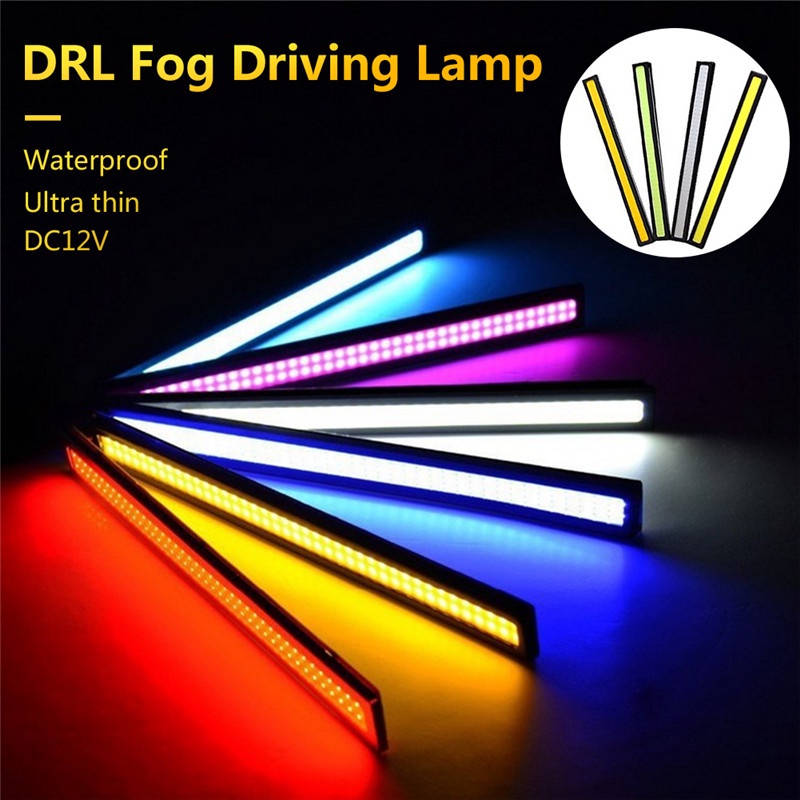 Essential Must 1Pcs 17CM Car LED COB DRL Daytime Running Lights 12V Waterproof External Light Source Parking Fog Bar ... - Image 3