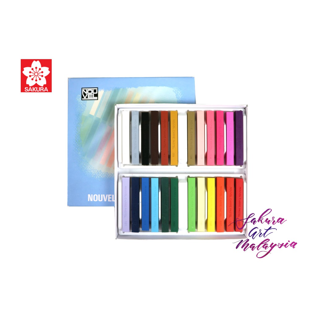 Pastel Nagomi Art Sakura Nouvel Carre 24 Colors Set 24s 和谐粉彩笔 Shopee Malaysia