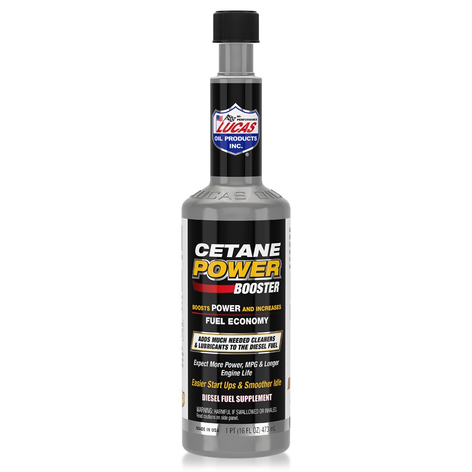 Lucas 100% Genuine Cetane Power Booster Diesel Additive 11031 Fuel Economy Boost Power Clean & Lubricant 473ml