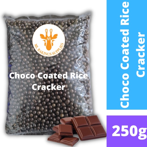 [READY STOCK] CHOCOLATE COATED RICE CRACKER CHOCOLATE CRISPY BALL 250g