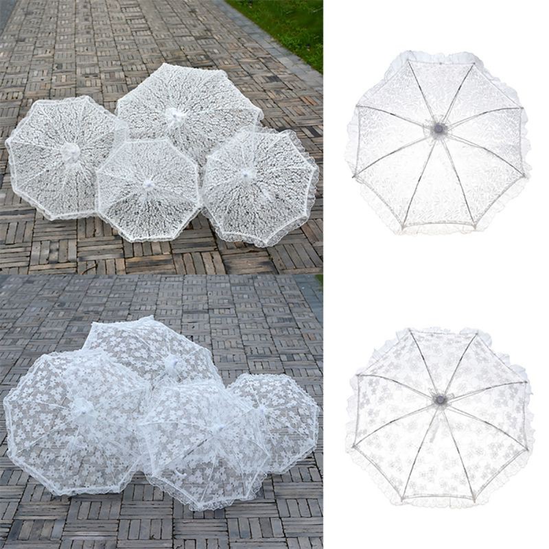 wedding umbrella lace