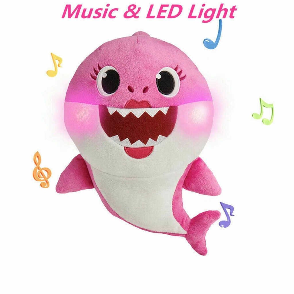 baby shark light singing plush