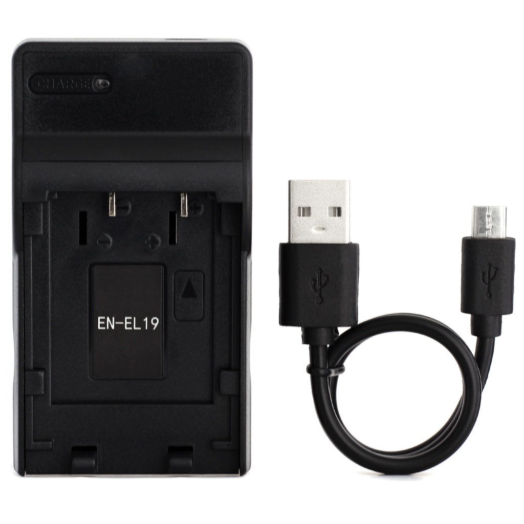 EN-EL19 USB Charger for Nikon Coolpix S33, S7000, S6900, S2800, S100, S3100,  S4100, S4300, S5200, S6500 | Shopee Malaysia