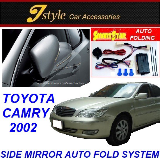 Toyota Camry 2002 Auto Flip Folding Side Mirror System | Shopee Malaysia