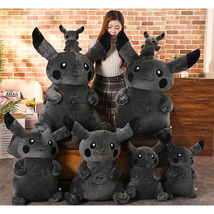 black pikachu doll