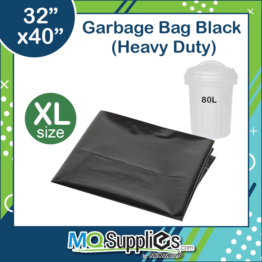 Xtra Power Jumbo LDPE Large Garbage Bags M / L / XL / Jumbo StarSeal  Durable Garbage Bags 20pcs