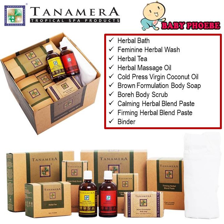 Tanamera Postnatal Care Set 10 In 1 Shopee Malaysia