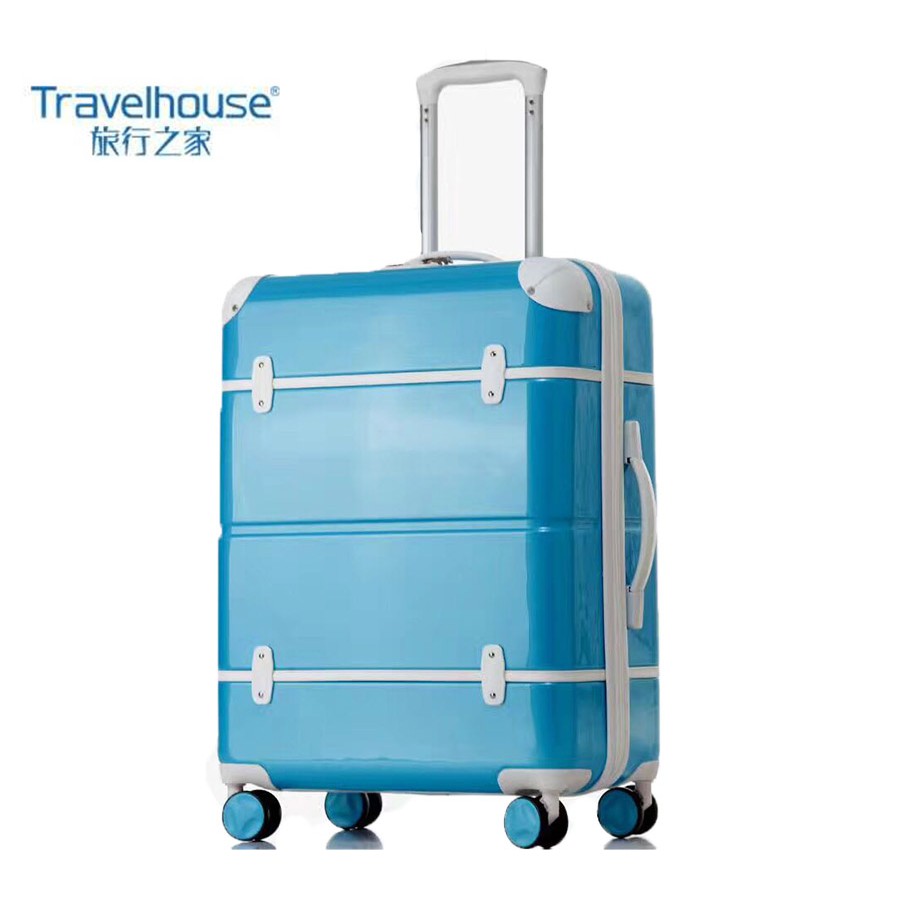 Classical Design Shining Surface 4 Wheels Hard Case Luggage (19"/23")