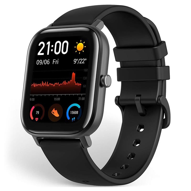 Amazfit GTS 1.65 Inch AMOLED Display 5 ATM Water Resistance Built In ...