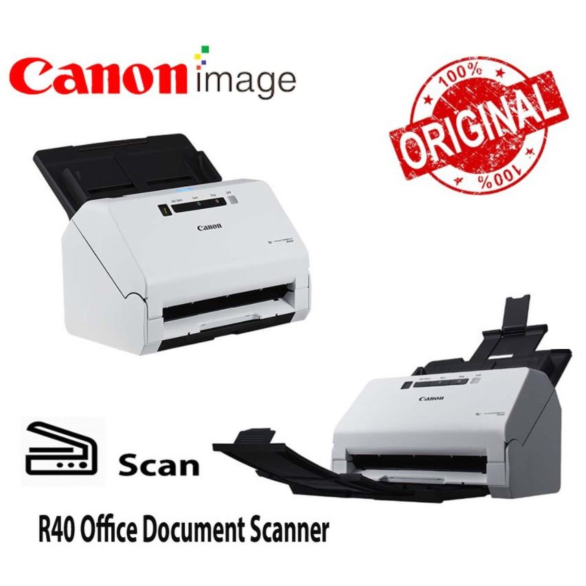 Canon imageFORMULA R40 Office Document Scanner For PC and Mac, Color