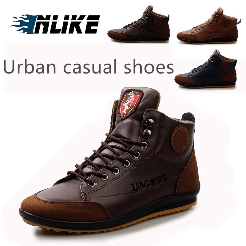 men's casual motorcycle boots