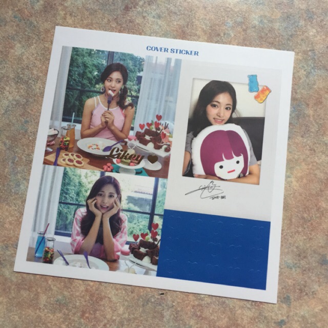 Twice Tzuyu Twicetagram Likey Official Cover Sticker Shopee Malaysia