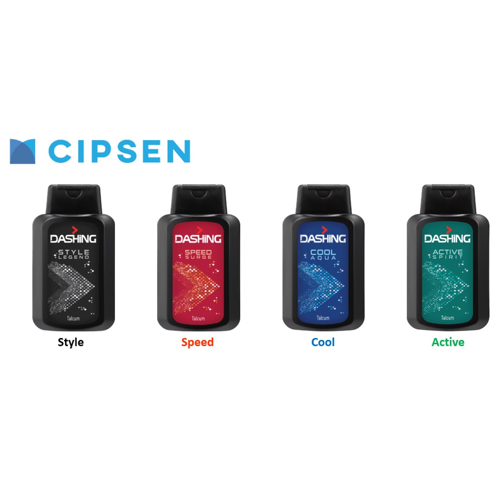 Dashing Talcum 100g 36 Style Legend Speed Surge Active Spirit Cool Aqua