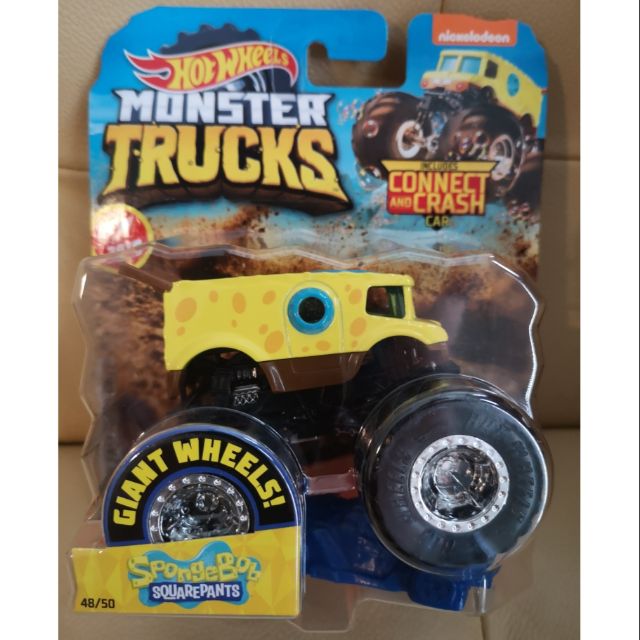 hot wheels monster trucks spongebob