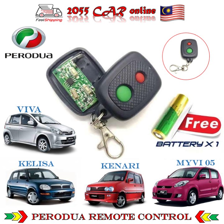 Perodua Remote Control Duplicator Myvi Old Kelisa Kenari Viva (1 pc