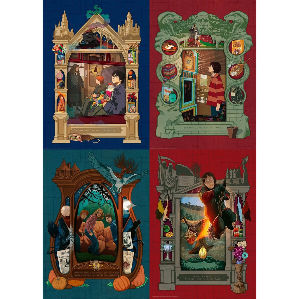 RAVENSBURGER HARRY POTTER ASSORTED ADULT JIGSAW PUZZLE 1000 | Shopee ...
